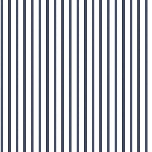 Galerie Breton Stripe Navy Wallpaper