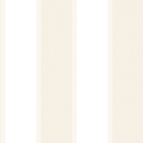 Galerie Formal Stripe Cream / Pearl / White Wallpaper