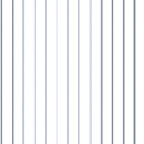 Galerie Napkin Stripe Navy / Blue Wallpaper