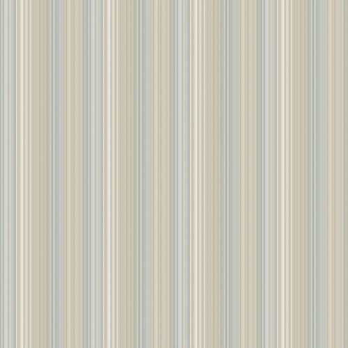 Galerie Pinstripe Beige / Teal Wallpaper