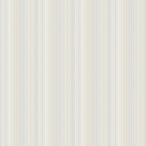 Galerie Pinstripe Duck egg / Beige Wallpaper