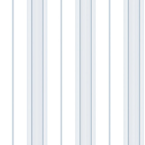 Galerie Slim Stripe Blue / Navy Wallpaper