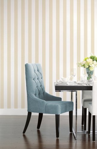 Galerie Surface Stripe Beige Wallpaper Room 2