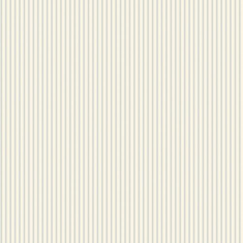 Galerie Ticking Stripe Dusty Blue Wallpaper