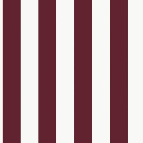 Galerie Awning Stripe Cranberry Wallpaper