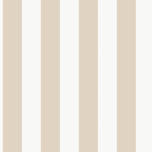 Galerie Awning Stripe Metallic Pearl Wallpaper