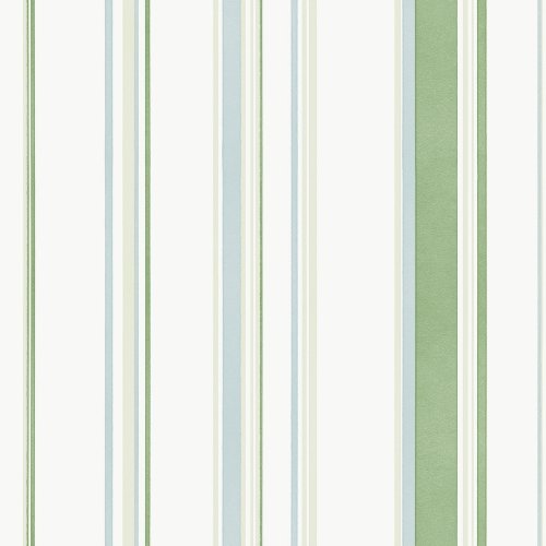 Galerie Casual Stripe Green Wallpaper