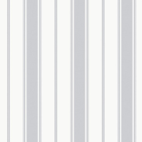 Galerie Heritage Stripe Grey Wallpaper