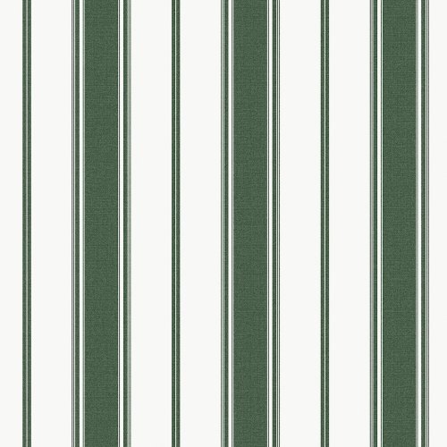 Galerie Heritage Stripe Hunter Green Wallpaper