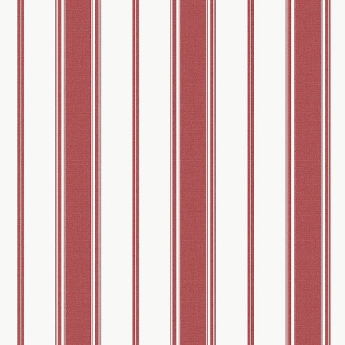 Galerie Heritage Stripe Red Wallpaper