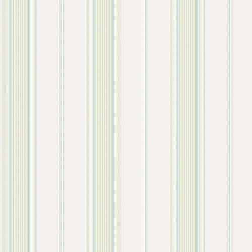 Galerie Slim Stripe Green / Turquoise  Wallpaper