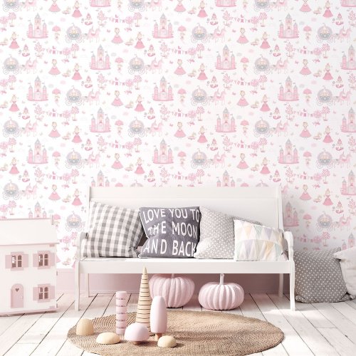 Galerie Fairytale Pinks/Grey Wallpaper Room