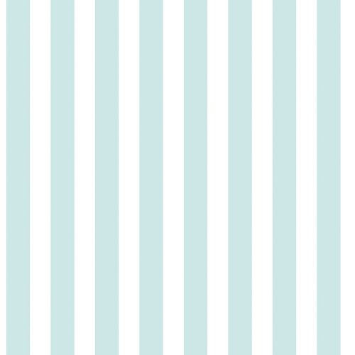 Galerie Regency Stripe Turquoise Wallpaper