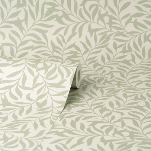 Crown Salix Leaf Sage Wallpaper Roll