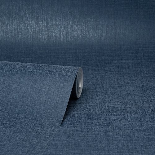 Crown Texture Dark Blue Wallpaper Roll