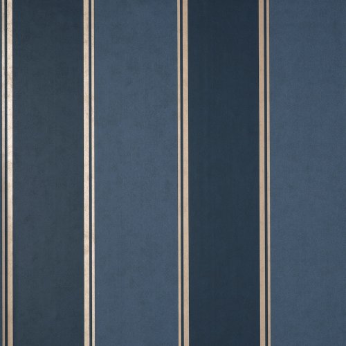 Crown Stripe Blue Wallpaper