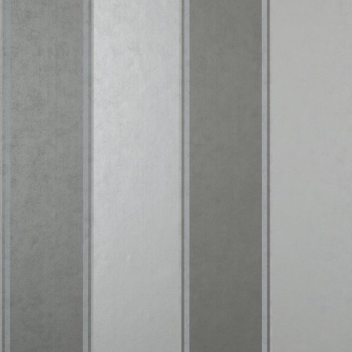 Crown Stripe Grey Wallpaper