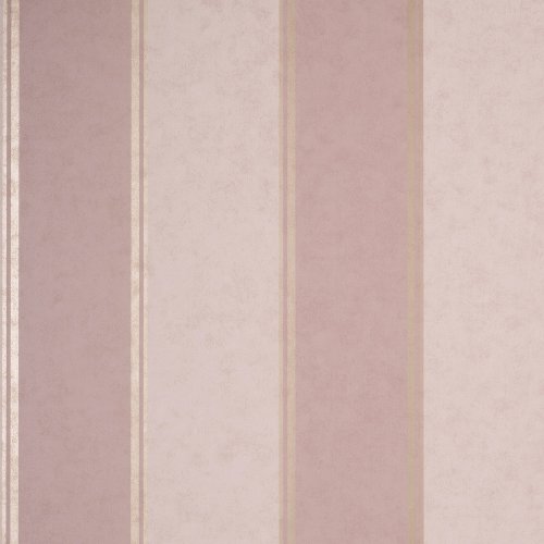 Crown Stripe Pink Wallpaper