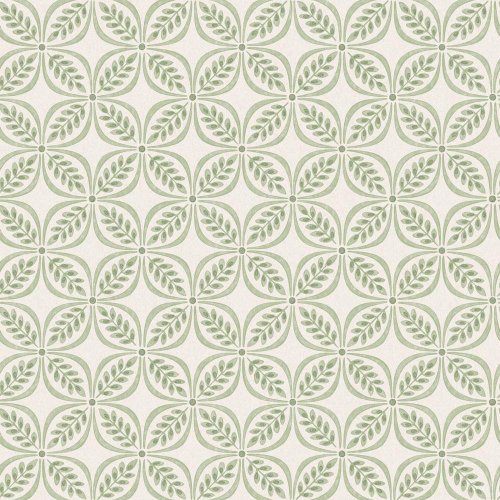 Crown Morgrove Trellis Green Wallpaper