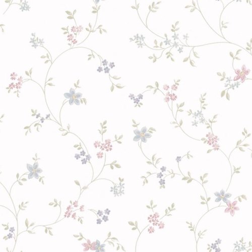 Galerie Petit Floral Motif Green Wallpaper