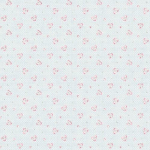 Galerie Forget Me Not Motif Pink / Cream Wallpaper