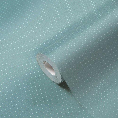 Galerie Polka Dot Motif Green Wallpaper Roll