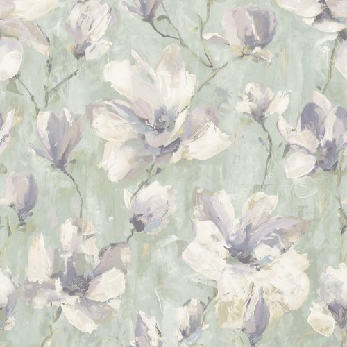 Grandeco Camilla Floral Sage Wallpaper