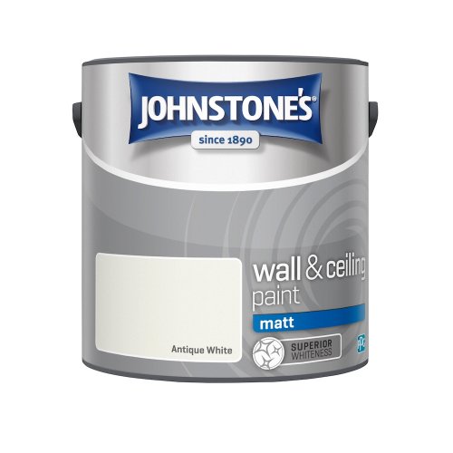 Johnstone's Antique White Matt 2.5L Paint