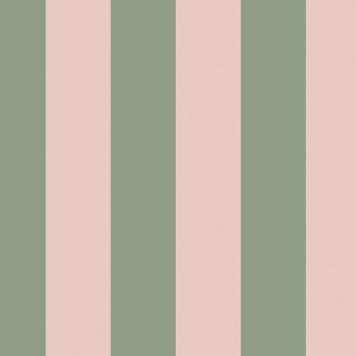 Canopy Stripe Green & Pink wallpaper with bold green and pink stripes