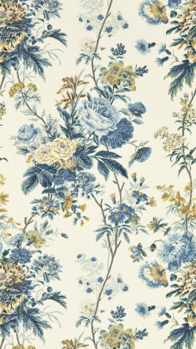 Sanderson Lakeland Paradis Poppinjay/Lion Wallpaper Long