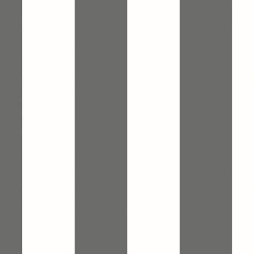 Bold black and white stripe wallpaper by Ohpopsi