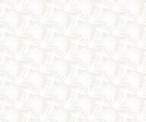 Palm leaf wallpaper in neutral hemp and white tones