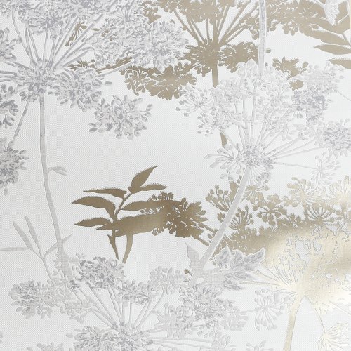 Detailed Superfresco Meadow Grey botanical wallpaper texture