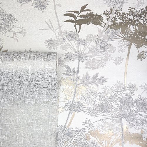 Superfresco Meadow Grey Wallpaper