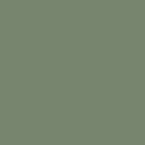 Outstretch paint swatch in bold mid-tonal green