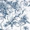 Laura Ashley Tuileries Midnight Blue Wallpaper Roll