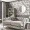 Laura Ashley Tuileries Charcoal Grey Wallpaper Room