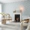 Rachel Ashwell Boudoir Beauty Blue Wallpaper Room