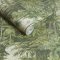 Roll shot of Benmore Ridge Sage Fog Wallpaper featuring misty jungle foliage in sage tones