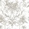 Laura Ashley Tuileries Dark Dove Grey Wallpaper with intricate damask and floral garlands on a crisp white background