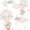 Galerie Hot Air Balloons Pink Wallpaper