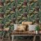 Galerie Banana Tree Green & Red Wallpaper 18544