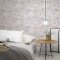 Galerie Eden Floral Texture Pink and Grey Wallpaper for refined home decor