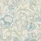 Galerie Acanthus Garden Deep Beige/Blue/Green Wallpaper