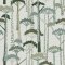 Unify Green Wallpaper featuring abstract tree silhouettes in sage, forest green, and olive tones