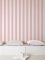 Galerie Awning Stripe Pink Wallpaper Room