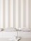 Galerie Formal Stripe Taupe / White Wallpaper Room