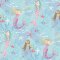 Galerie Mermaids Turquoise/Hot Pink/Glitter Wallpaper