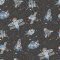 Galerie Spaceships Black/Blue/Orange/Glitter Wallpaper