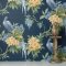 Crown Golden Pheasant Dark Blue Wallpaper Room 3